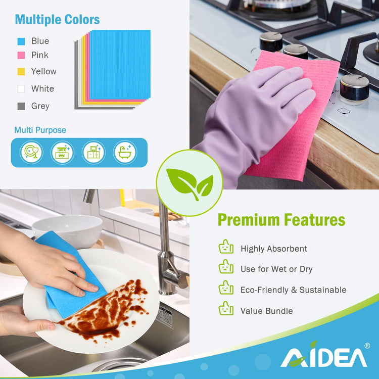 Swedish Dishcloths for Kitchen (20 Count)