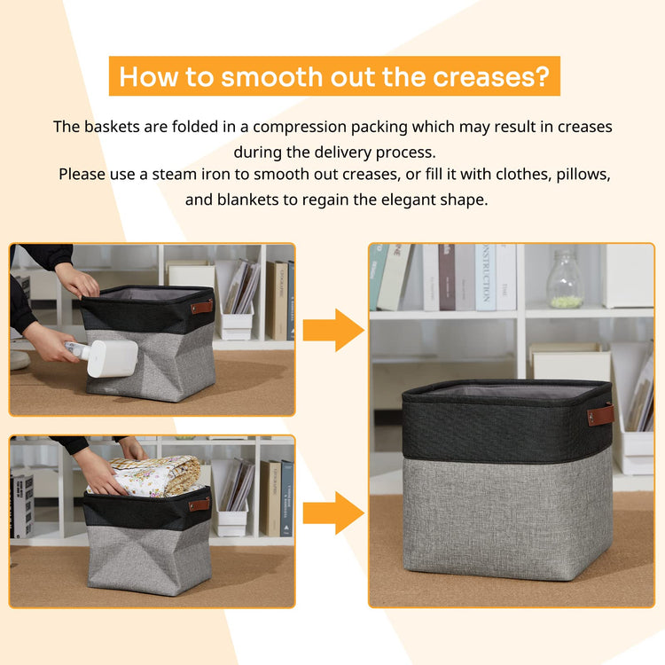 11x11 Cube Storage Bins for Cube organizer (4 Count)