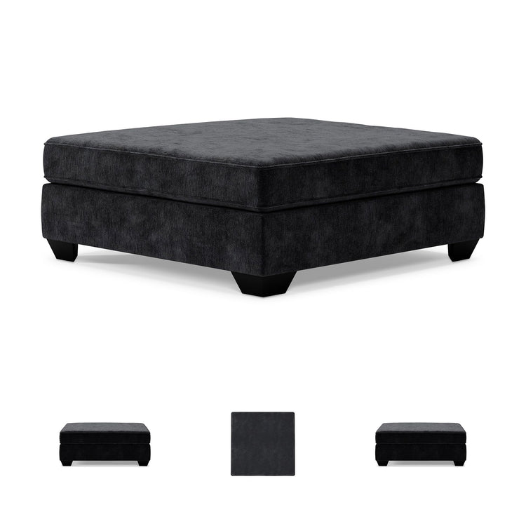 Lavernett Contemporary Square Oversized Accent Ottoman
