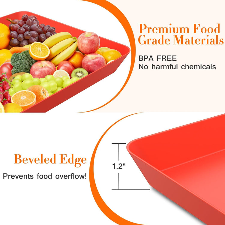 6 pcs Serving Tray for Entertaining