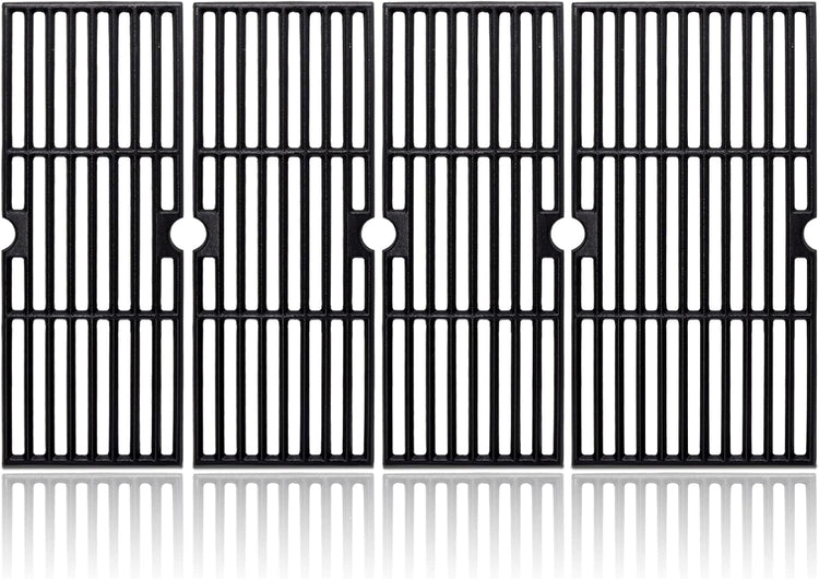 Adviace 18 Inch Cast Iron Grill Grates for Charbroil Performance 463243518, 463275517, 463243519, 463274419, 463274819. Cooking Grid Grates for Char-Broil Grill Replacement Parts