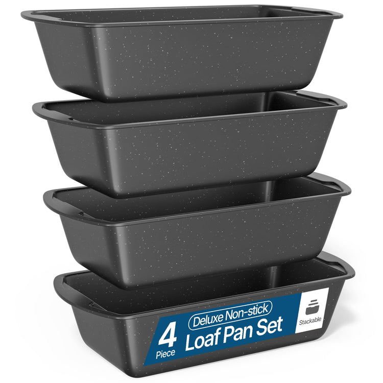 Nonstick Loaf Pan Set Pack of 4 (4 Count)
