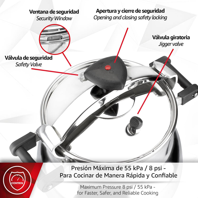 Alustar 23.2 Quart Aluminum Pressure Cooker