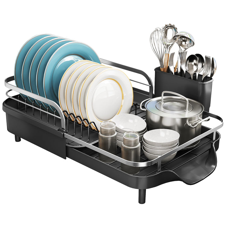 Expandable Dish Drying Rack for Kitchen Counter