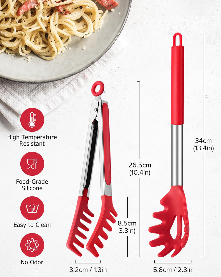 Spaghetti Spoon and Pasta Tong