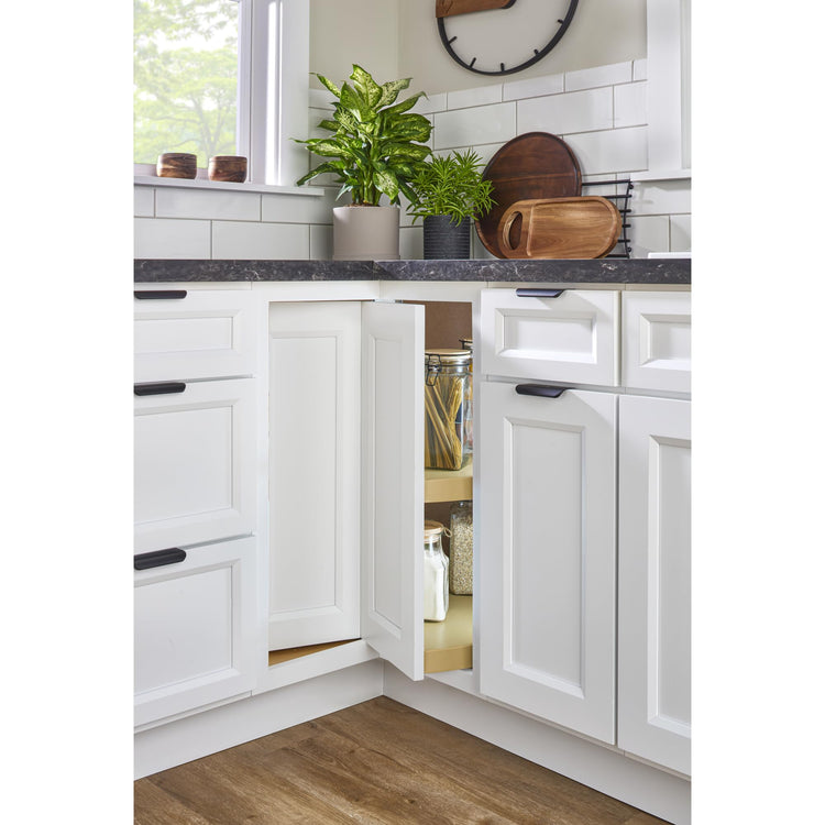 2 Tier Pie Cut Lazy Susan for Corner Base Cabinets