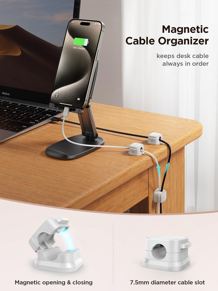 12 Pack Magnetic Cable Clips (12 Count)