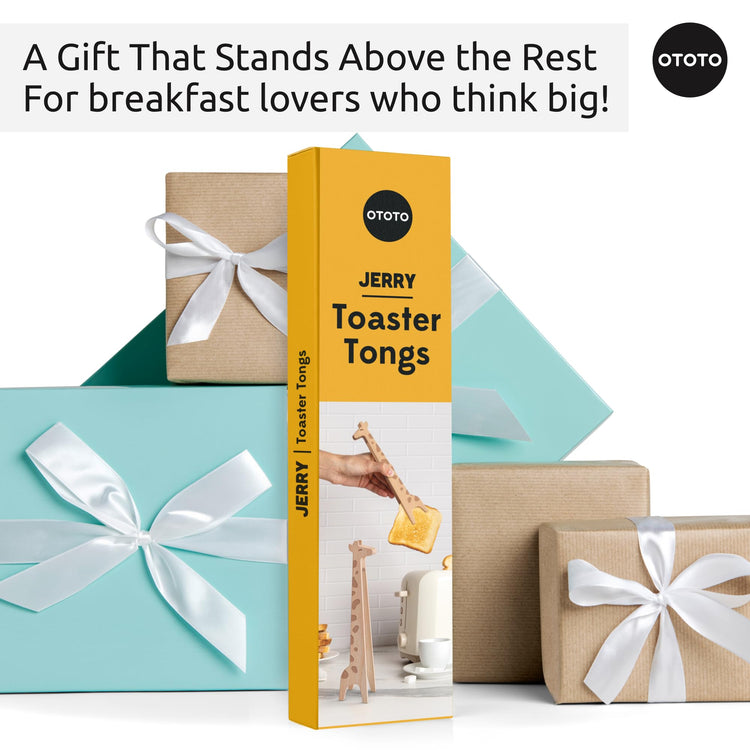 NEW OTOTO Jerry the Giraffe Toaster Tongs