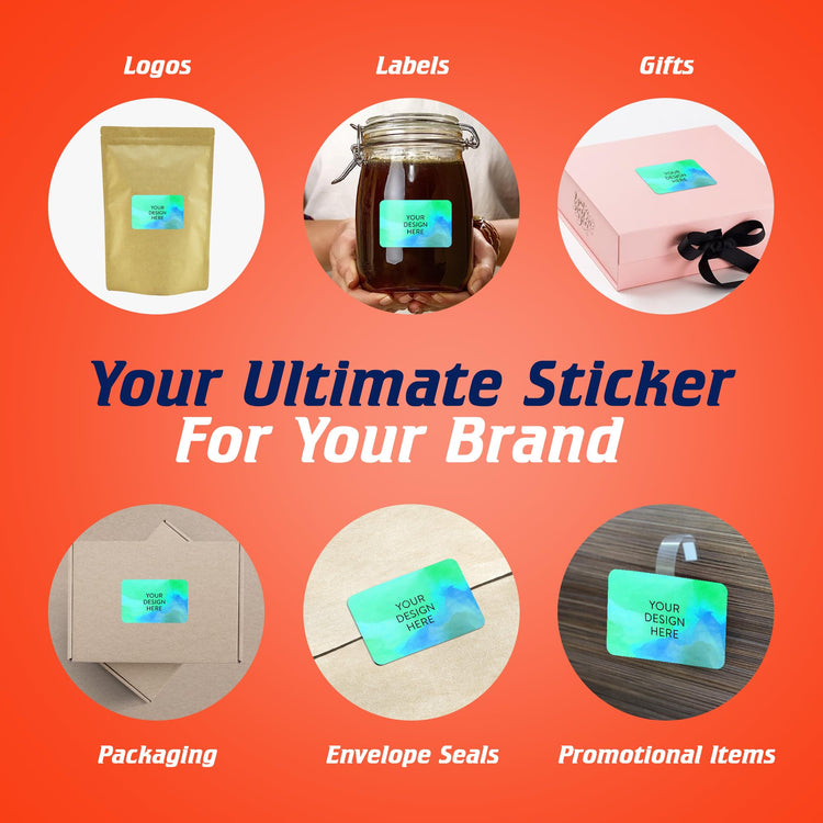 Custom Vinyl Stickers Your Image (100 Count)