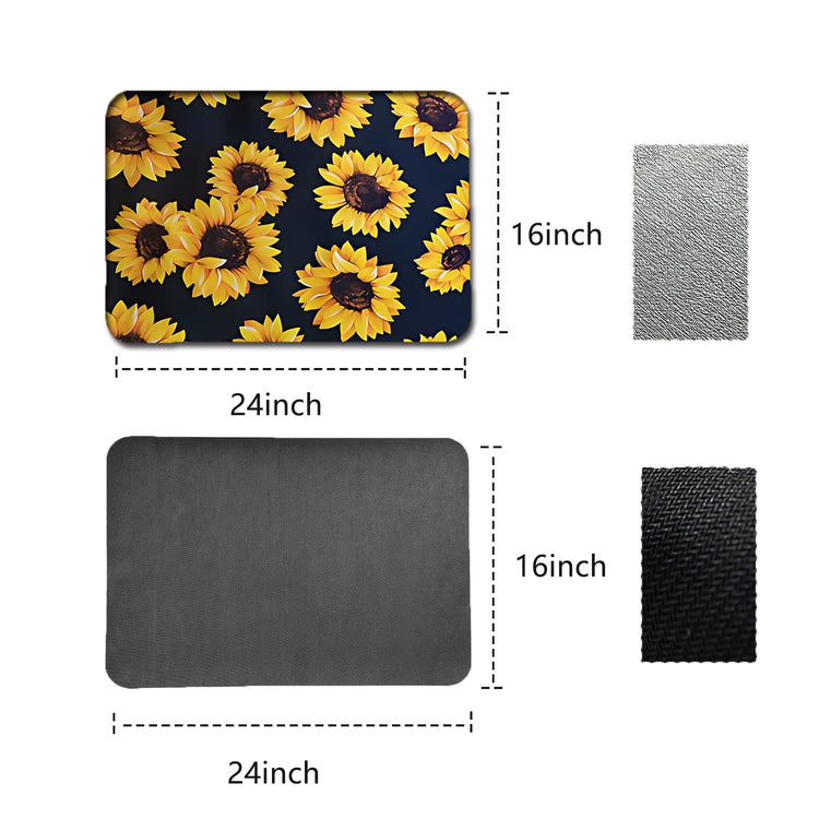 Sunflower Dish Drying Mat