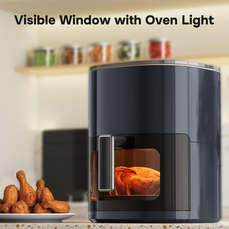 Air Fryer 6.34 QT Digital Airfryer with Visible Window
