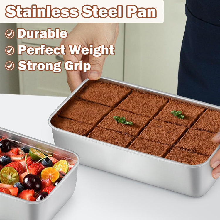6 Pack Bread Loaf Pans for Baking 9x5 Inch (4.49 Count)
