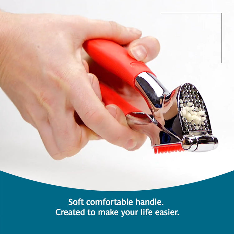 Garlic Press Effortless Garlic Crusher with Built
