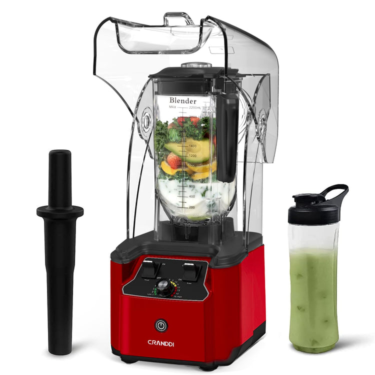 Quiet Commercial Blender with Soundproof Shield
