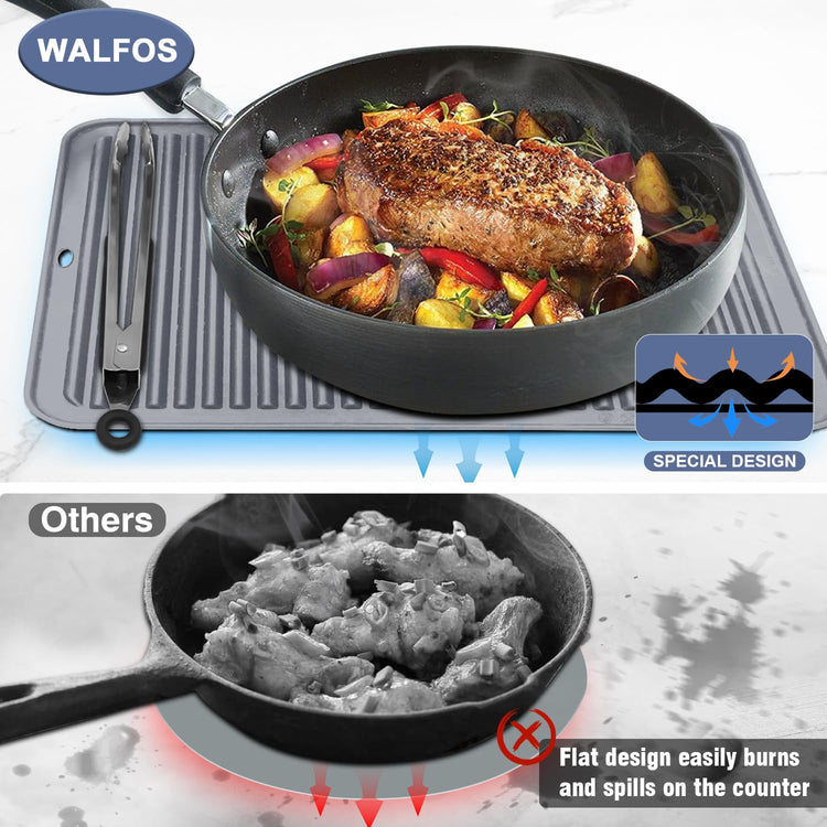 Large Silicone Trivet 16x12 Inch
