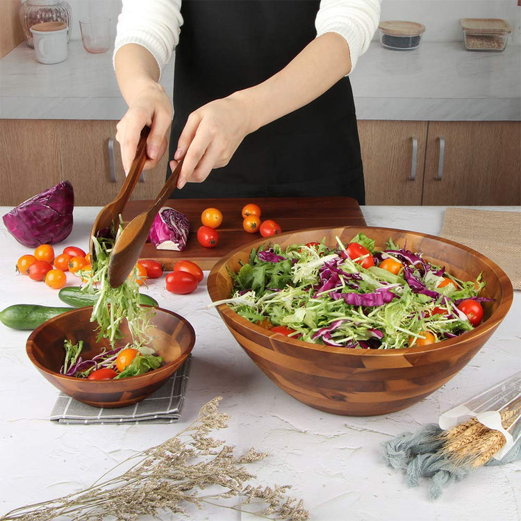 Salad Bowls Wooden Salad Bowls Set (3 Count)