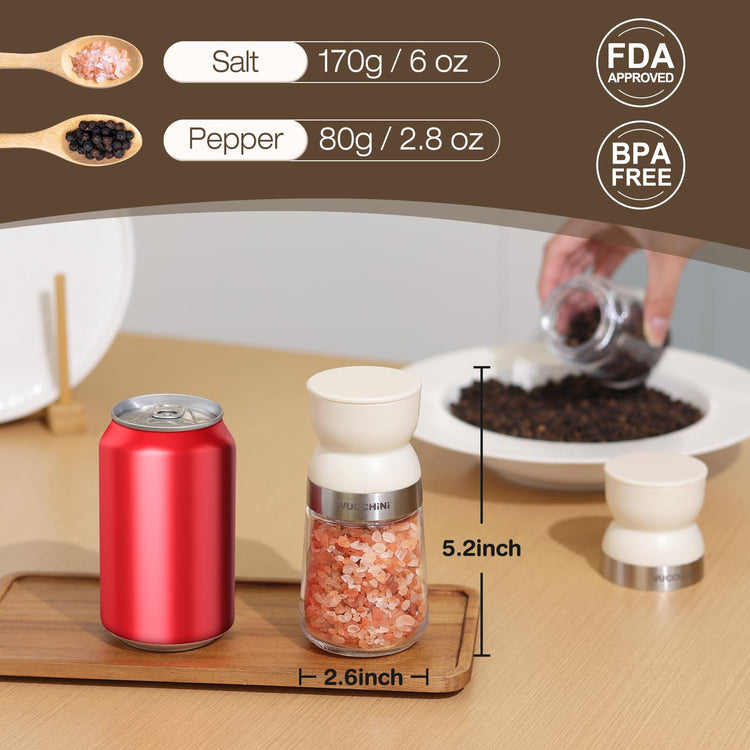Salt and Pepper Grinder Set (2 Count)