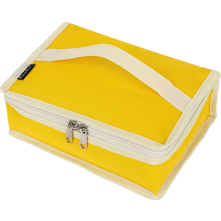 Small Insulated Lunch box Portable Soft Bag Mini Cooler Thermal Meal Tote Kit with Handle for Work & School