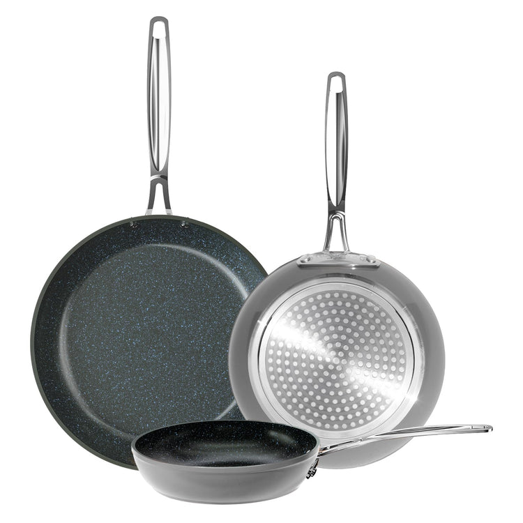 3-Piece 8”, 10”, 12” Forged Lightweight Frying Pan Set