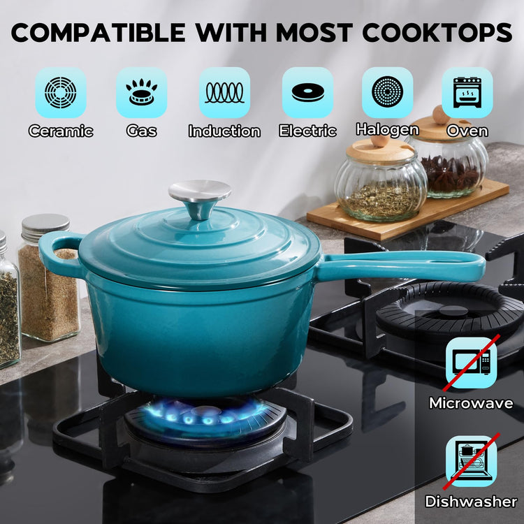 Enameled Cast Iron Sauce Pan
