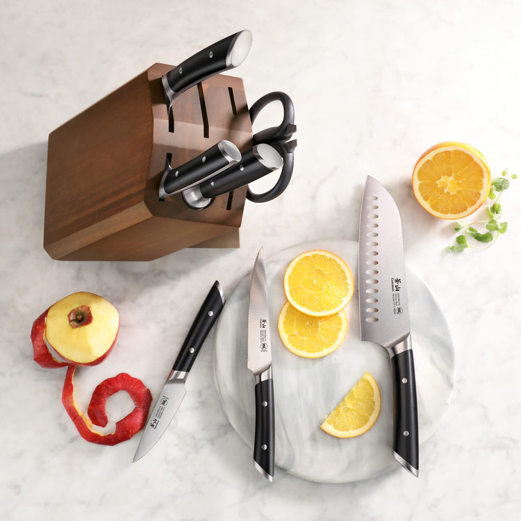 HELENA Series German Steel Forged Knife Block Set
