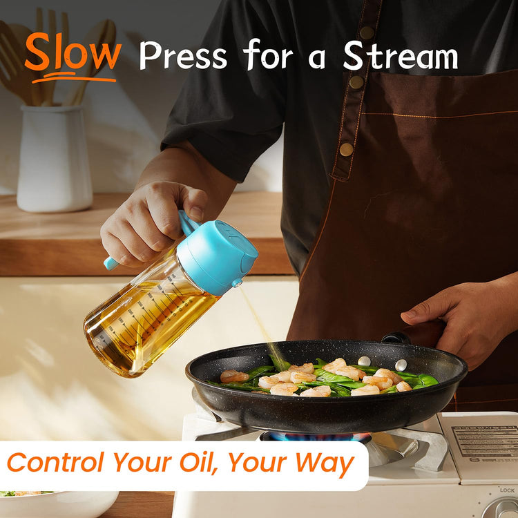 16oz 470ml Glass Olive Oil Sprayer for Cooking