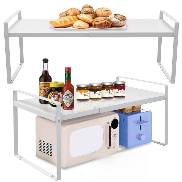 Adjustable Kitchen Shelf Organizer 9" (2 Count)