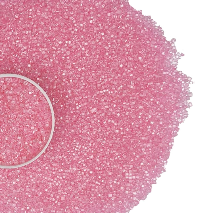 Light Pink Sanding Sugar for Baking Edible Sparkling Coarse Sugar Crystals Sprinkles for Baking Topping Cake Cookie Cupcake Topper Ice Cream Decoration Supplies 3.2 OZ (3.2 Ounce)