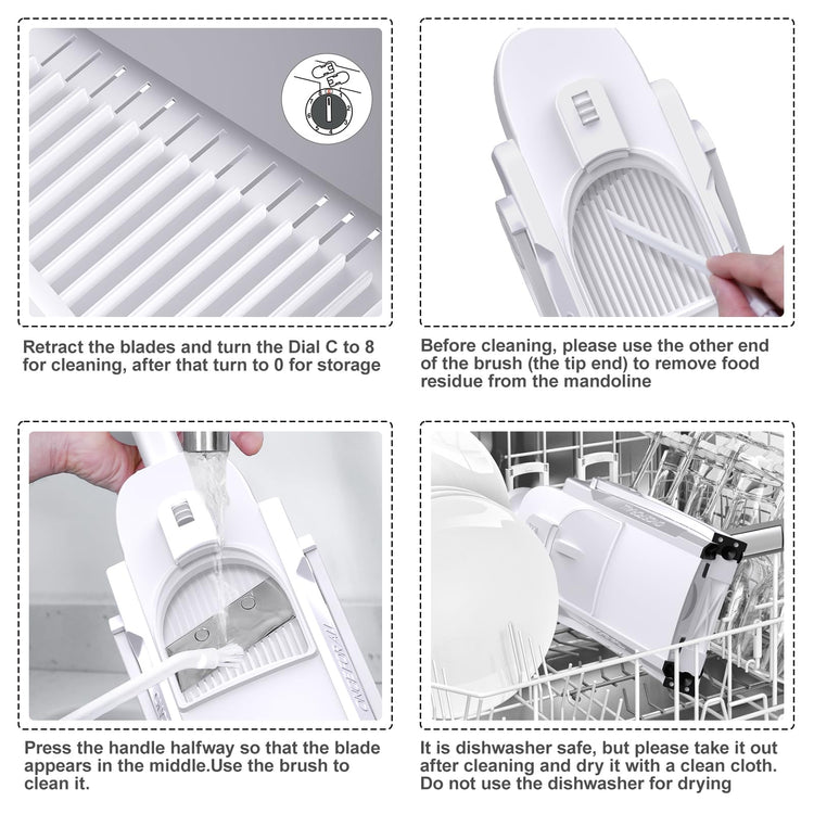 Safe Mandoline Slicer for Kitchen