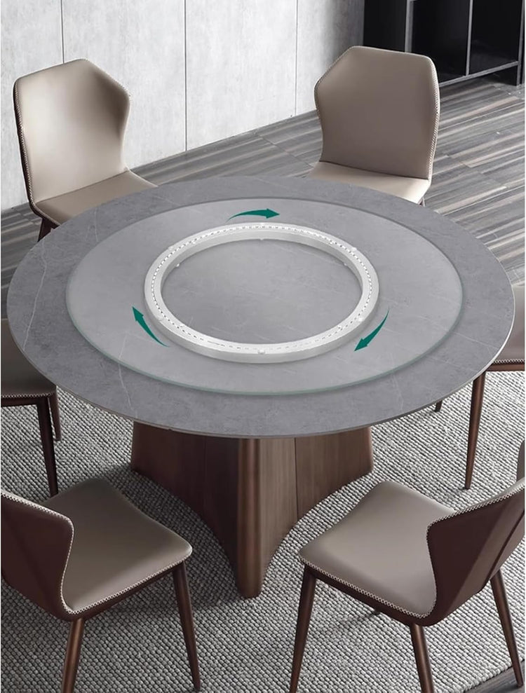 Heavy Duty Lazy Susan Hardware 20 Inchs Aluminum Bearing Metal Rotating Turntable Bearings Swivel Hardware for Dining-Table and Workbench Non-Slip