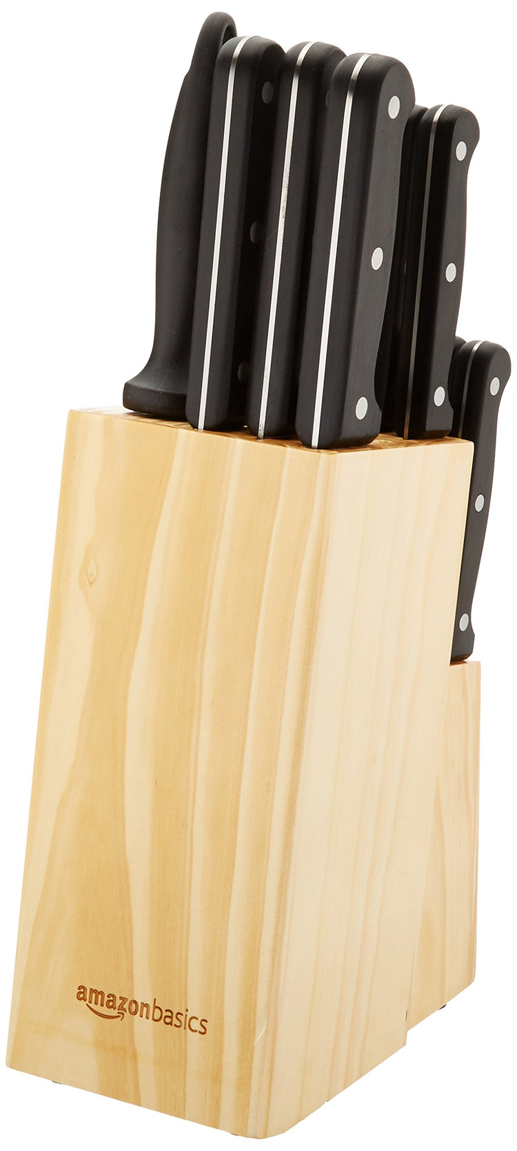 14 Piece High Carbon Stainless Steel Kitchen Knife Set with Full Tang Construction (14 Count)