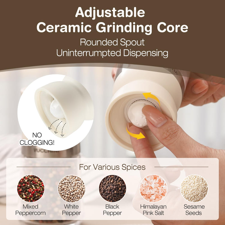 Salt and Pepper Grinder Set (2 Count)