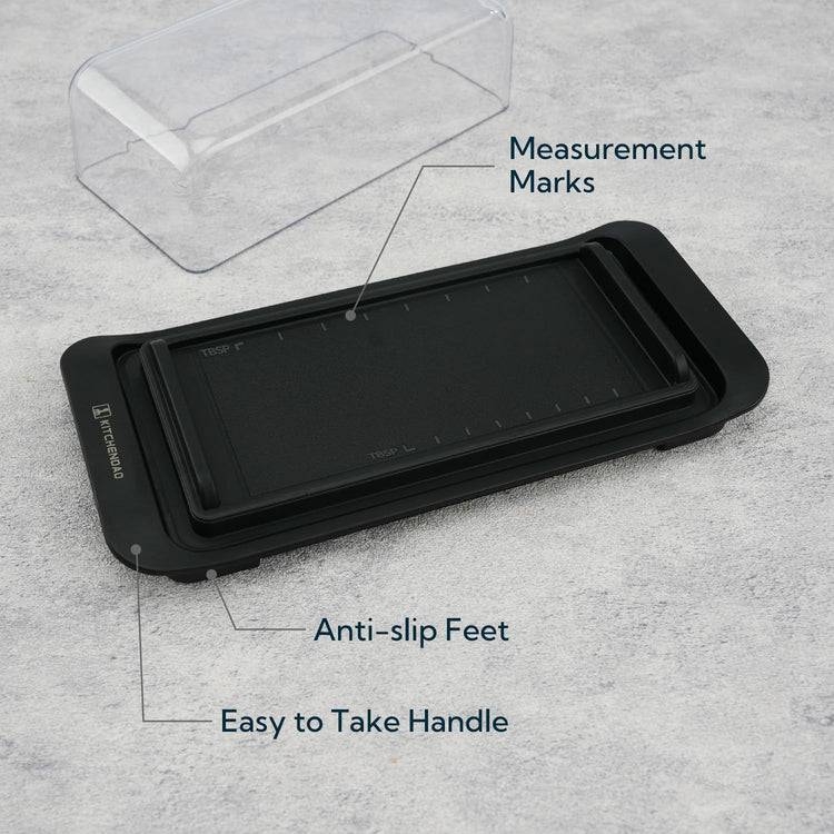 Airtight Butter Dish with Lid for Countertop and Fridge