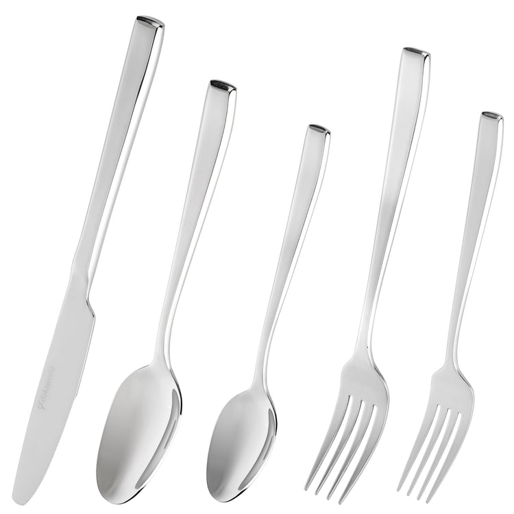 Modern Design Polished Flatware (40 Count)
