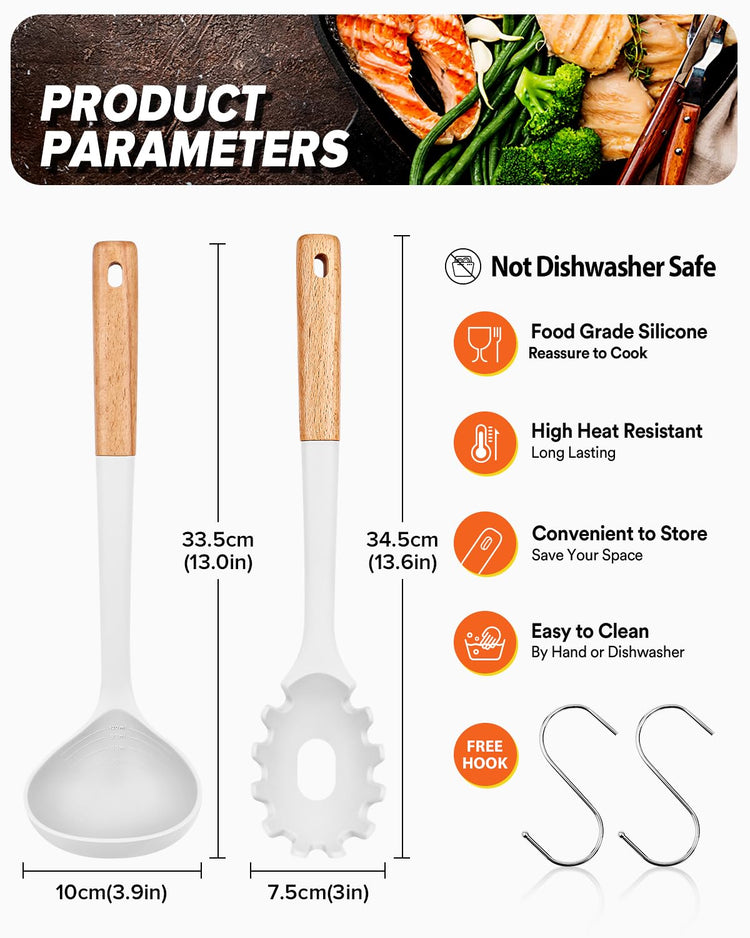 Kitchen Pasta Fork and Ladle Set (2 Count)