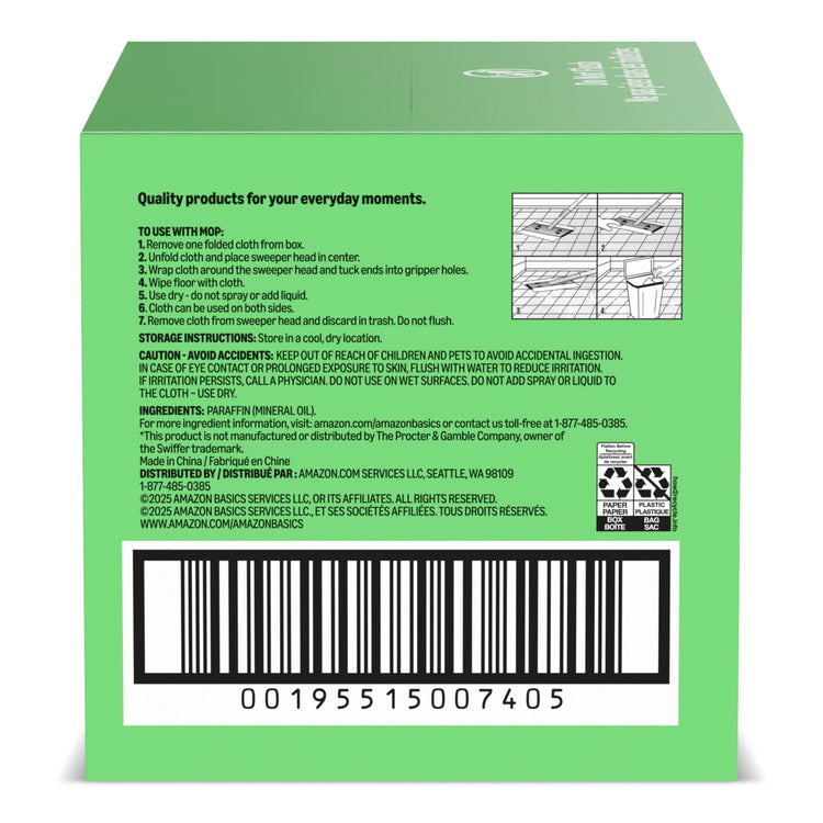 Dry Sweeping Cloths for Floor Cleaning (64 Count)