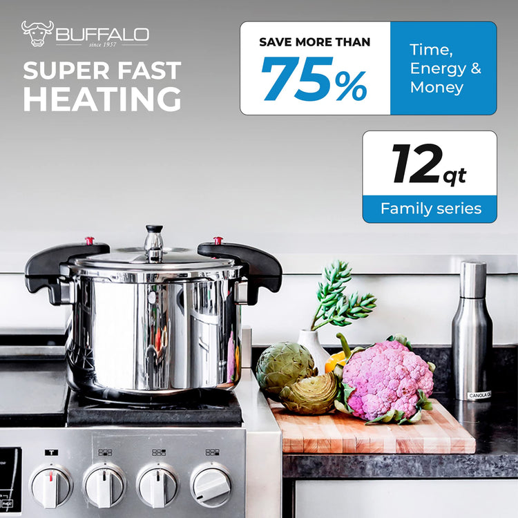 12 Quart Pressure Cooker Stainless Steel