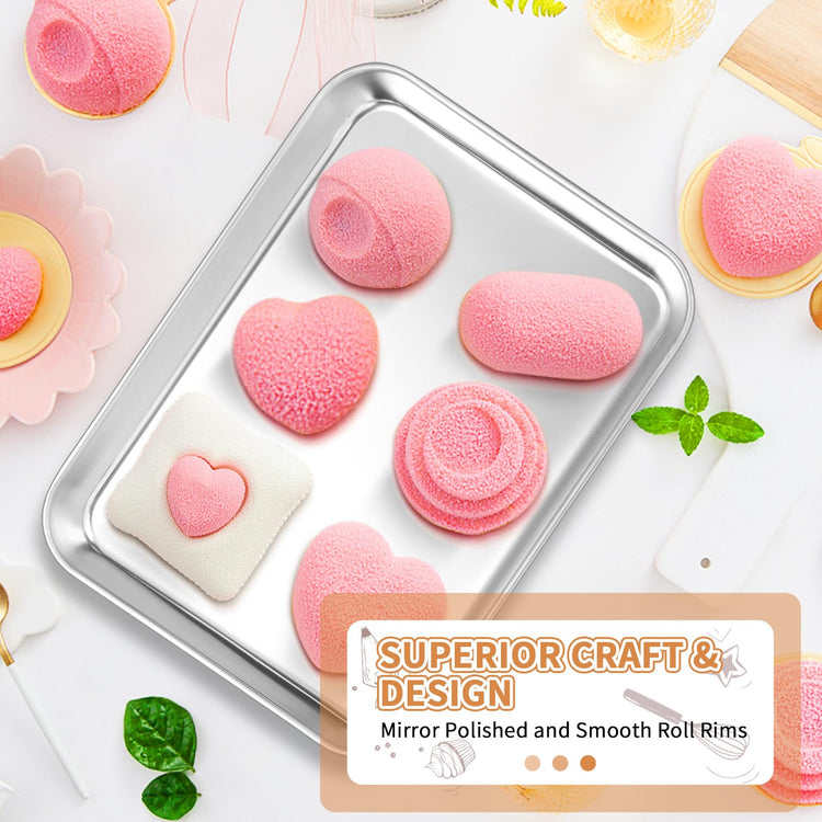 Stainless Steel Baking Sheet Pan Set of 2