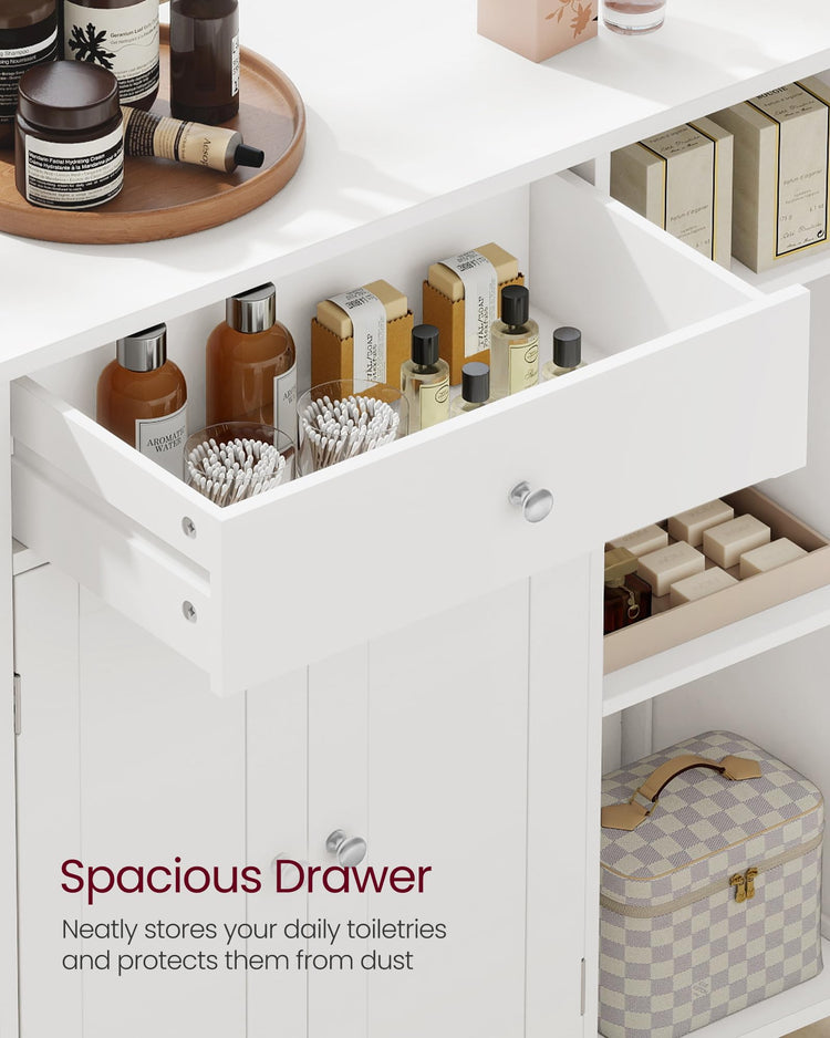 Floor Storage Cabinet with Drawer