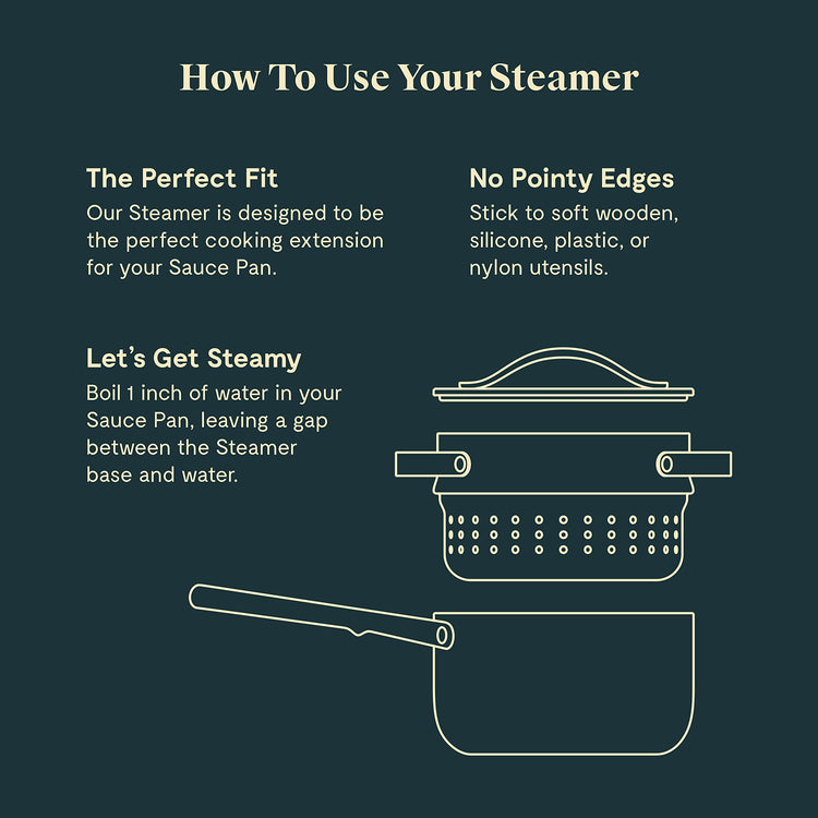 Steamer Stainless Steel Steamer with Handles