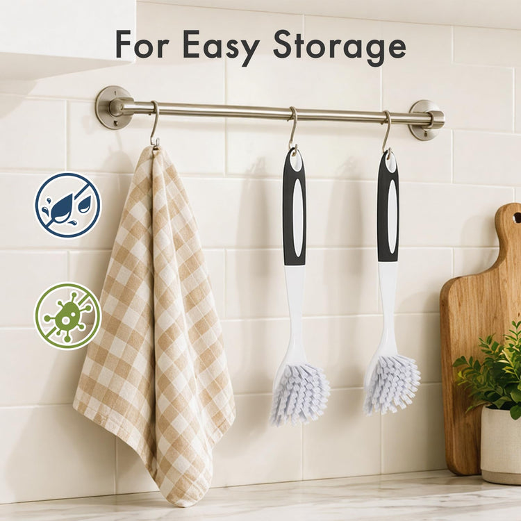 Dish Brush with Handle (2 Count)