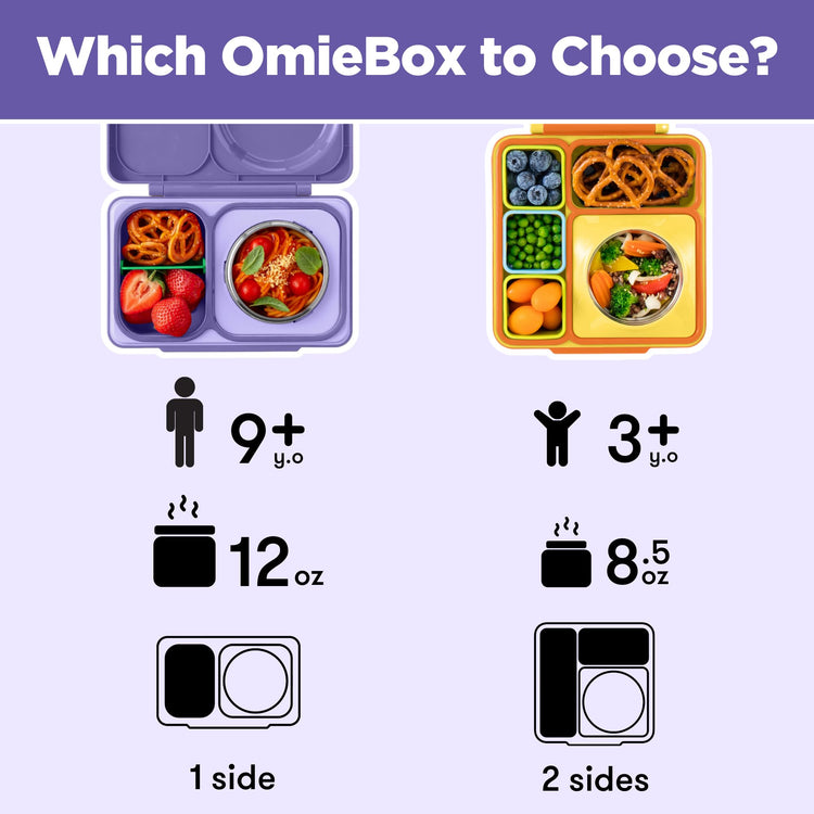OmieBox UP Kids Insulated Bento Box