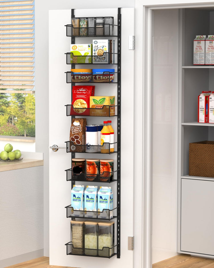 12.3" W Narrow Over the Door Pantry Organizer