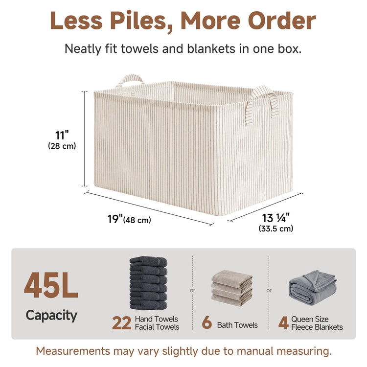 Closet Storage Bins (2 Count)