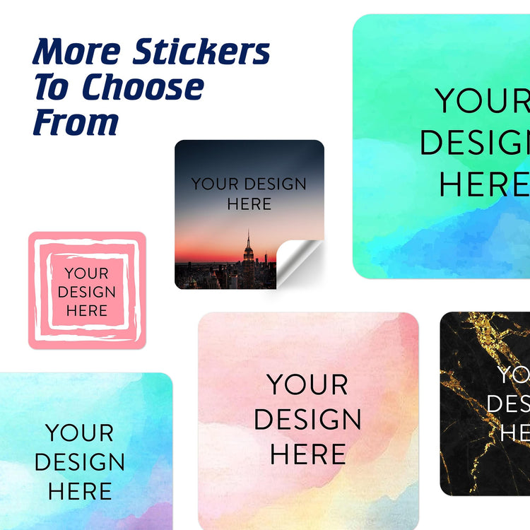 Custom Vinyl Stickers Your Image (100 Count)