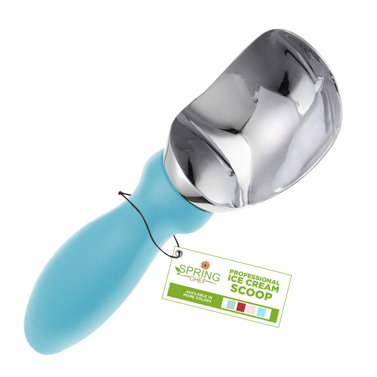 Stainless Steel Ice Cream Scoop with Soft Grip Handle