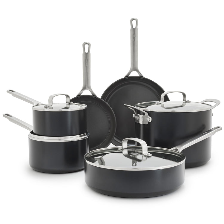x Bobby Flay Hard Anodized Nonstick 10 Piece Cookware Set
