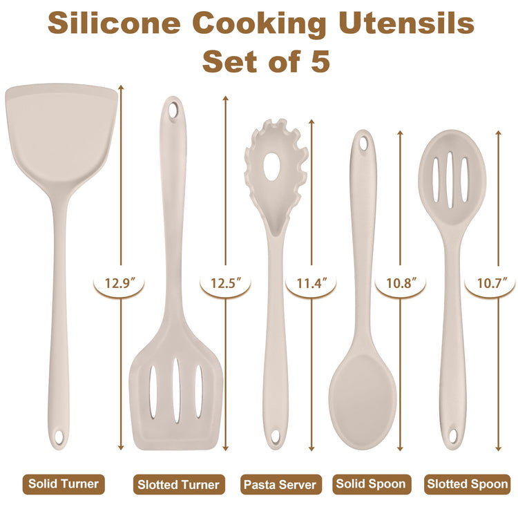 Silicone Cooking Utensils Set (5 Count)