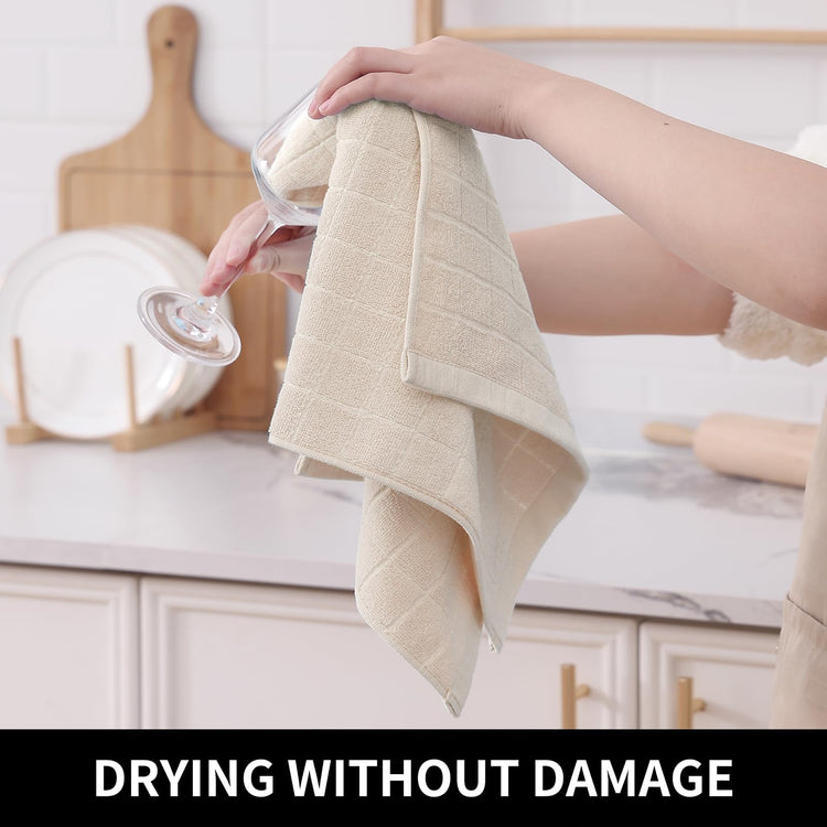 100% Cotton Terry Kitchen Towels (4 Count)