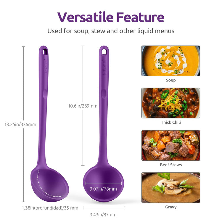 13 inch Silicone Soup Ladle